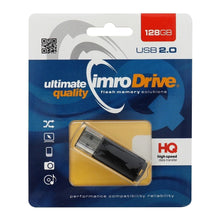 Заредете изображение във визуализатора на галерията – IMRO флашка BLACK 128GB USB2.0
