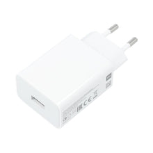 Заредете изображение във визуализатора на галерията – XIAOMI оригинално зарядно USB A QC3.0 3A 18W MDY-10-EF бяло
