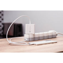 Заредете изображение във визуализатора на галерията – FORCELL F-ENERGY TFK-TC-45WPD зарядно за пътуване Type C PD QC4.0 3A 45W бяло
