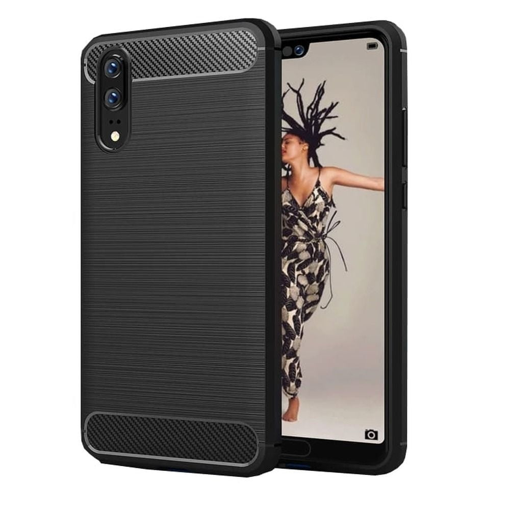 Гръб CARBON за HUAWEI P20 Pro черен