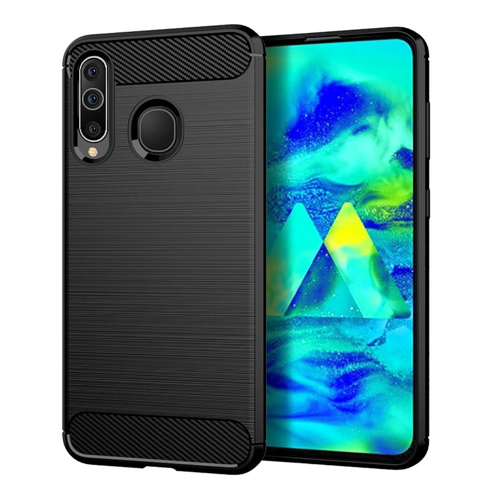 Гръб CARBON за SAMSUNG A20S черен