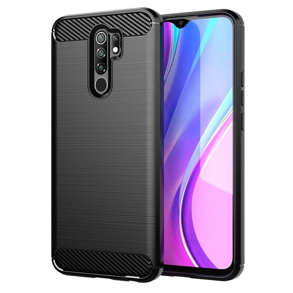 Гръб CARBON за XIAOMI Redmi 9 черен