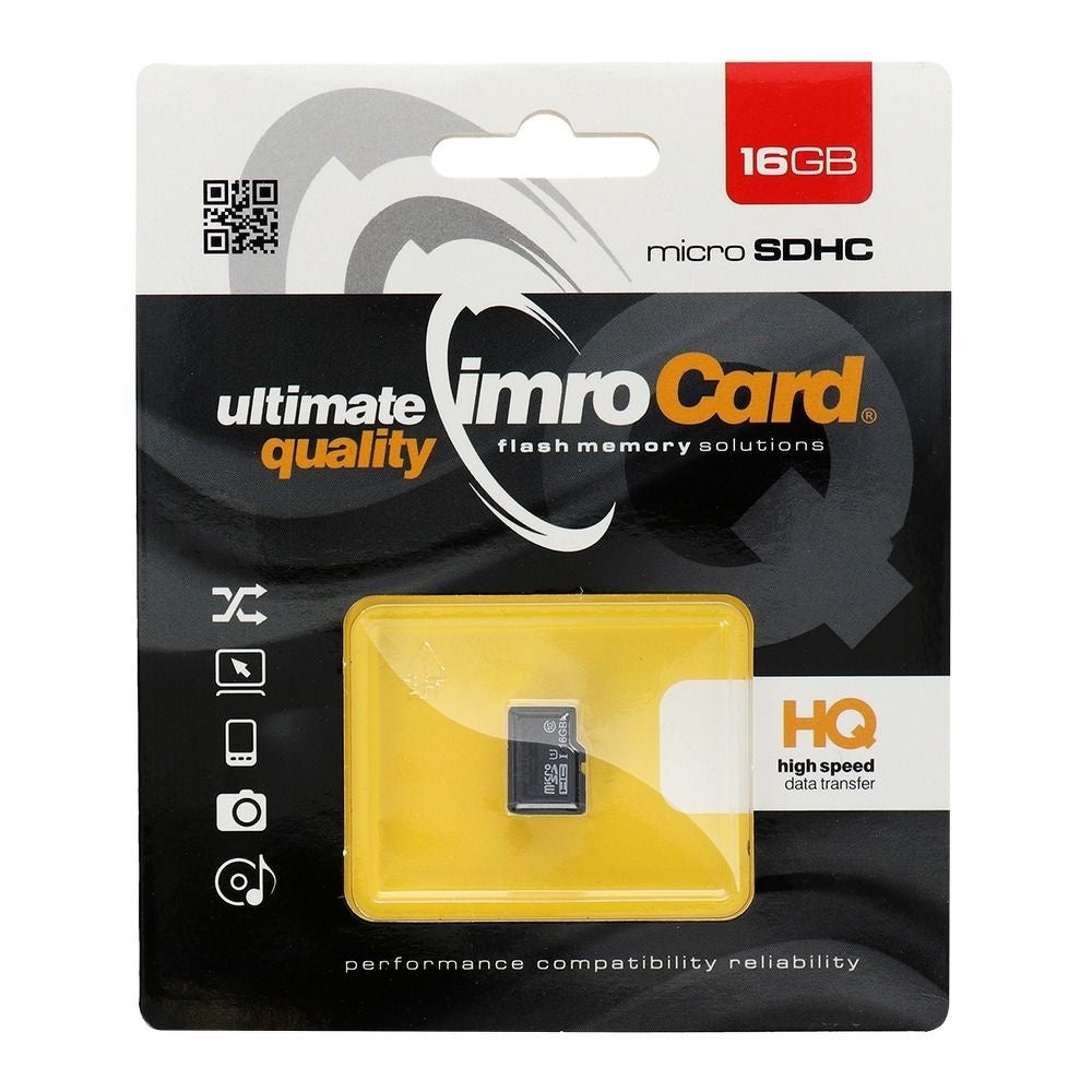 IMRO карта памет microSD 16GB 100MB/s клас 10 UHS I