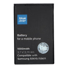 Заредете изображение във визуализатора на галерията – BLUE STAR PREMIUM батерия за SAMSUNG S5610 / S5611 / L700 / S3650 / S5620 / B3410 / S5260 1000 mAh
