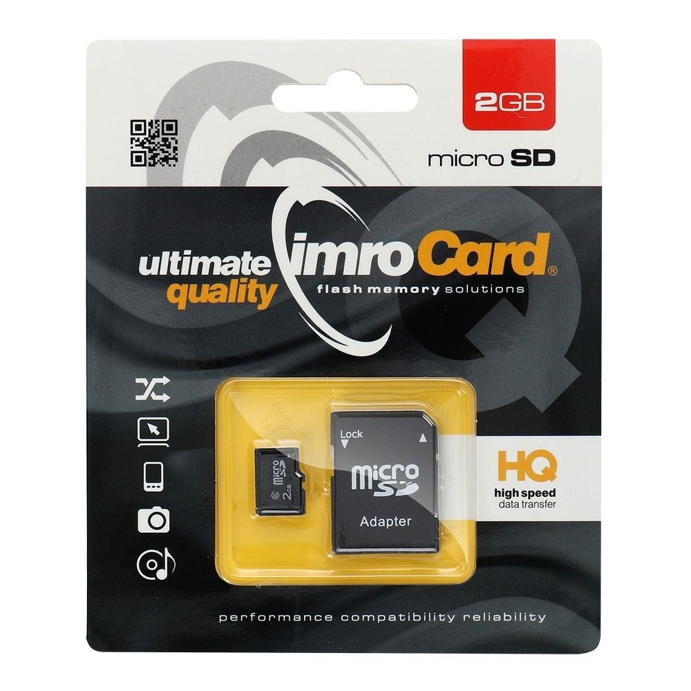 IMRO карта памет microSD 2GB с адаптер SD