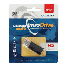 Заредете изображение във визуализатора на галерията – IMRO флашка BLACK 8GB USB2.0
