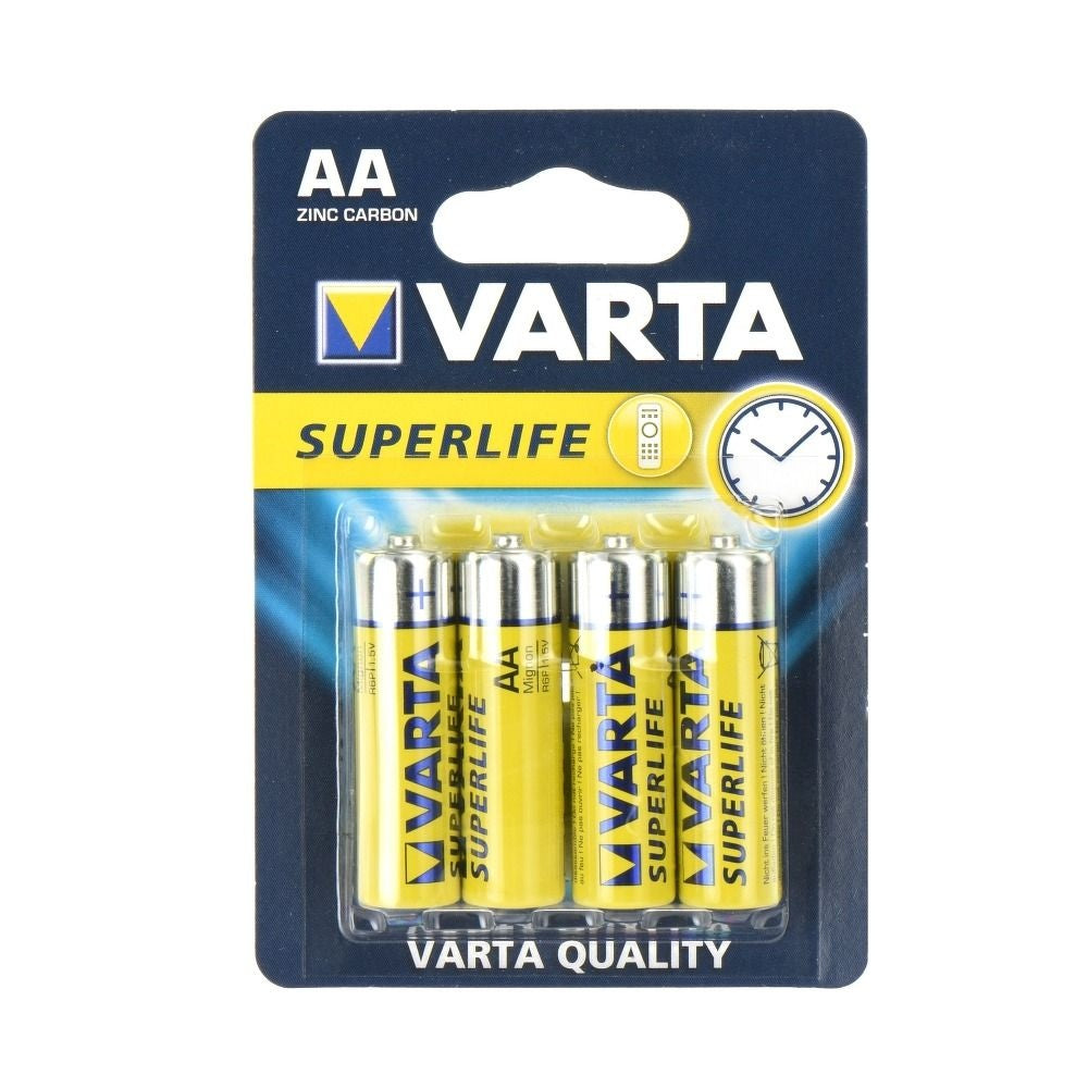 VARTA цинкова батерия R6 (AA) Superlife 4 бр.