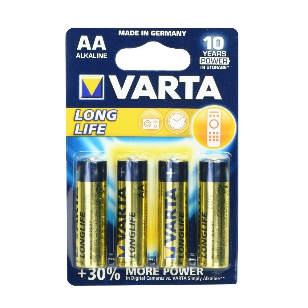 VARTA алкална батерия R6 (AA) Longlife 4 бр.