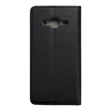 Заредете изображение във визуализатора на галерията – Калъф тип книга SMART за SAMSUNG J5 черен
