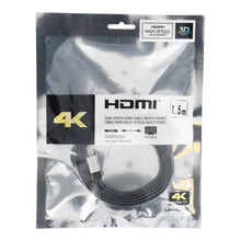 Заредете изображение във визуализатора на галерията – Кабел HDMI към HDMI 4K 60Hz Висока Скорост с Ethernet вер. 2.0 BLISTER 1,5 м черен
