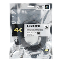 Заредете изображение във визуализатора на галерията – Кабел HDMI към HDMI 4K 60Hz Висока Скорост с Ethernet вер. 2.0 BLISTER 3 м черен
