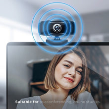 Заредете изображение във визуализатора на галерията – Уебкамера 4K 3840*2160/30fps ECM-CDV1230 черна
