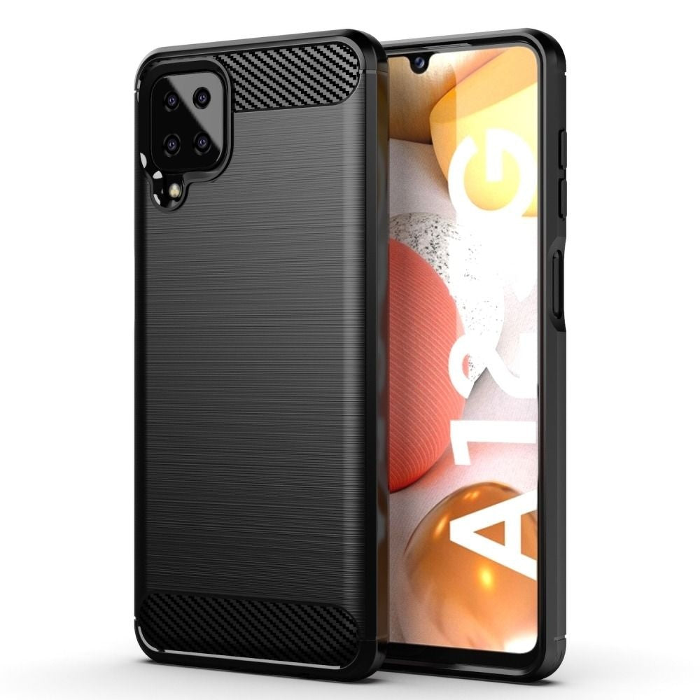 Гръб CARBON за SAMSUNG A12 черен