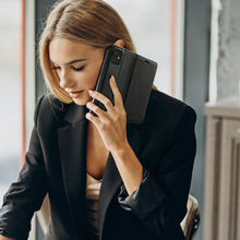 Заредете изображение във визуализатора на галерията – Калъф тип книга MAGNET за SAMSUNG A22 4G черен
