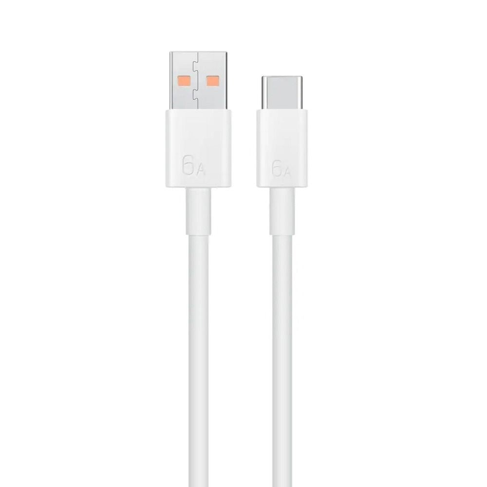 Оригинален HUAWEI кабел USB A към Type C 6A 66W LX04072043 1 м бял на едро