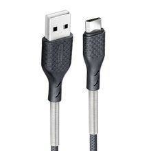 Заредете изображение във визуализатора на галерията – FORCELL F-ENERGY Carbon CB-03A кабел USB A към Micro USB 2,4A 18W 1 м черен
