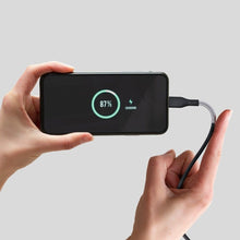 Заредете изображение във визуализатора на галерията – FORCELL F-ENERGY Carbon CB-02A кабел USB A към Type C 2,4A 18W 1 м черен
