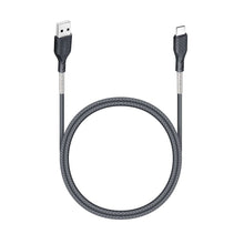Заредете изображение във визуализатора на галерията – FORCELL F-ENERGY Carbon CB-02B кабел USB A към Type C QC3.0 3A 24W 1 м черен
