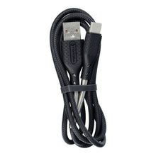 Заредете изображение във визуализатора на галерията – FORCELL F-ENERGY Carbon CB-02B кабел USB A към Type C QC3.0 3A 24W 1 м черен
