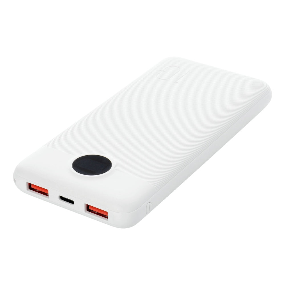 VEGER преносима батерия 10 000 mAh PD QC3.0 2A 20W L10S (W1105PD) бяла