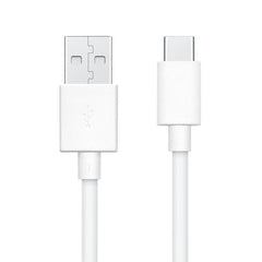 Оригинален кабел OPPO USB A към Type C 3A DL143 1 м бял на едро