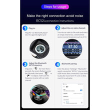 Заредете изображение във визуализатора на галерията – MP3 bluetooth предавател 5.0 + TF четец на карти + 2 x USB A QC3.0 BC52L черен
