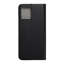 Заредете изображение във визуализатора на галерията – Калъф тип книга SMART за MOTOROLA G72 черен
