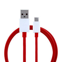 Заредете изображение във визуализатора на галерията – Оригинален кабел ONEPLUS USB A към Type C 4A D301 1 м червен на едро
