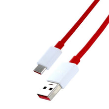 Заредете изображение във визуализатора на галерията – Оригинален кабел ONEPLUS USB A към Type C 4A D301 1 м червен на едро
