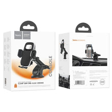 Заредете изображение във визуализатора на галерията – HOCO стойка за кола за предното стъкло / централна конзола H15 тъмен нощ черен
