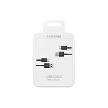 Заредете изображение във визуализатора на галерията – Оригинален гръб SAMSUNG cable USB A to Type C EP-DG930MBEGWW 2 pcs 1,5 m черен blister
