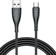 Кабел USB A към Type C VEGER 2,4A V104 1,2 m - черен