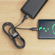 Кабел USB A към Type C VEGER PD 5A 25W AC03 1,2 m - черен