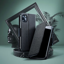 Заредете изображение във визуализатора на галерията – Калъф тип книга FANCY за HONOR 90 Lite черен
