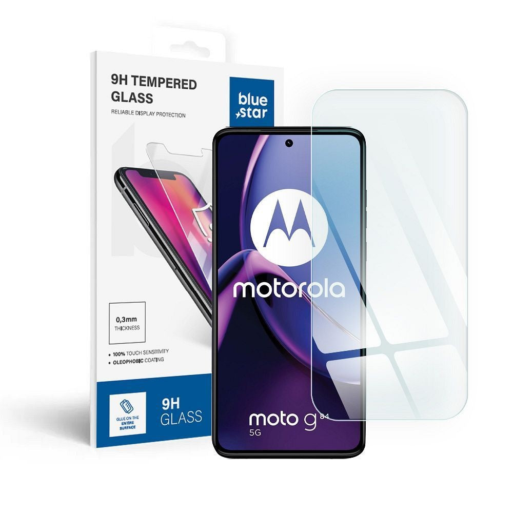 Стъклен протектор Blue Star - Motorola G84