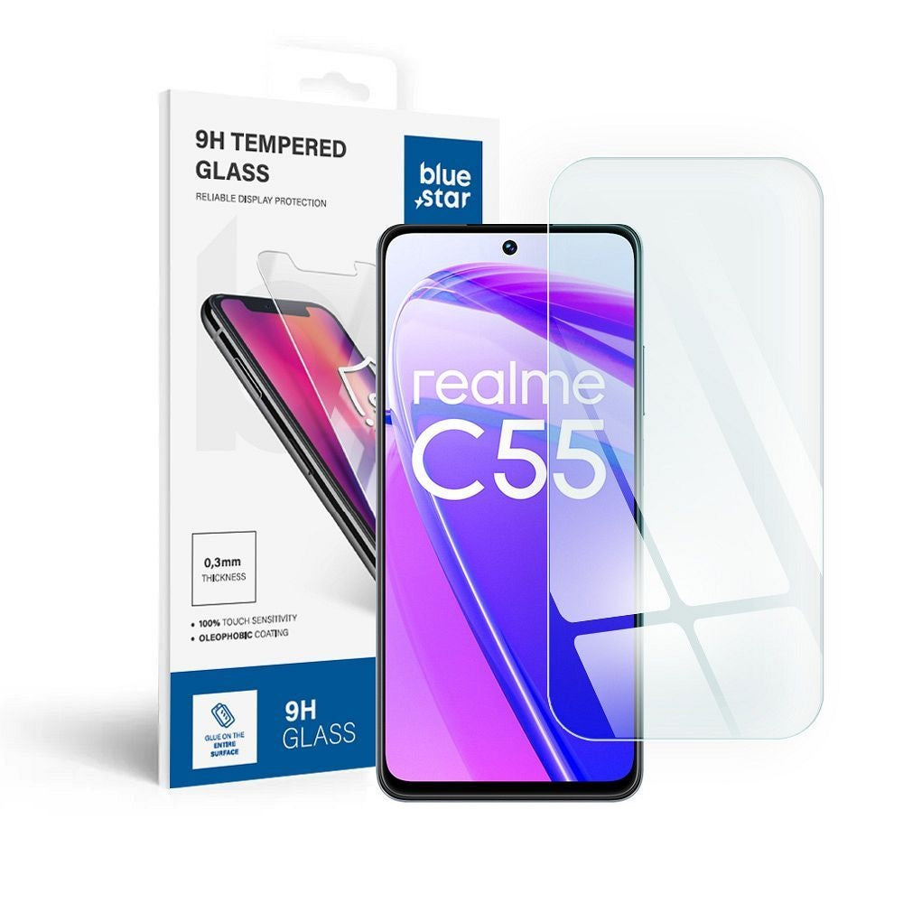 Стъклен протектор Blue Star за - Realme C55