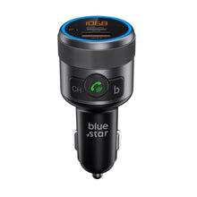 Заредете изображение във визуализатора на галерията – BLUE STAR предавател FM bluetooth QC3.0 PD 42W AutoHarmony C81 сив

