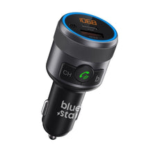 Заредете изображение във визуализатора на галерията – BLUE STAR предавател FM bluetooth QC3.0 PD 42W AutoHarmony C81 сив
