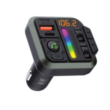 Заредете изображение във визуализатора на галерията – BLUE STAR предавател FM bluetooth QC3.0 PD 20W AutoBeat MT04B черен
