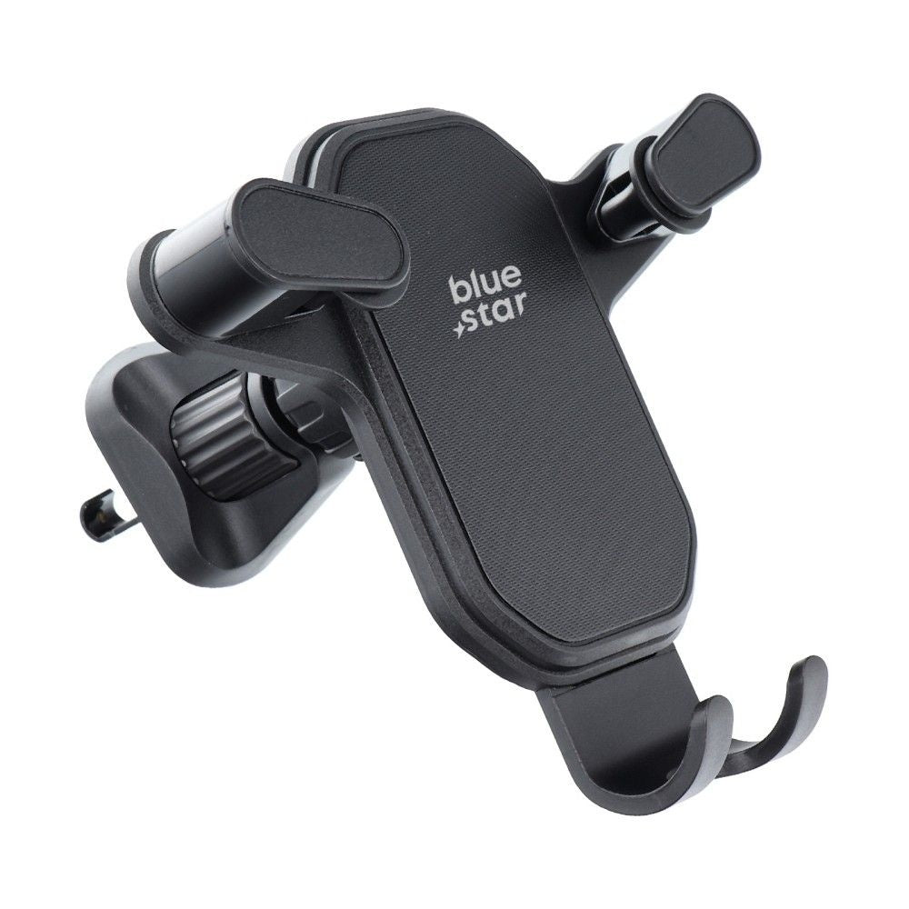 BLUE STAR TRIANGULAR стойка за кола за телефон за вентилационен отвор универсална черна