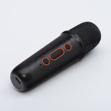 Заредете изображение във визуализатора на галерията – Говорител bluetooth Mini + безжичен микрофон LED Y1 черен
