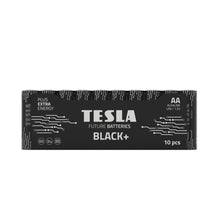 Заредете изображение във визуализатора на галерията – TESLA алкална батерия R6 (AA) BLACK+ [10x72] 10 бр.

