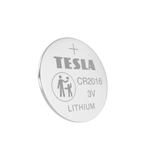 Заредете изображение във визуализатора на галерията – TESLA литиева батерия CR2016 [5x120] 3V 5 бр.
