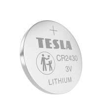 Заредете изображение във визуализатора на галерията – TESLA литиева батерия CR2430 [1x240] 3V 1 бр.
