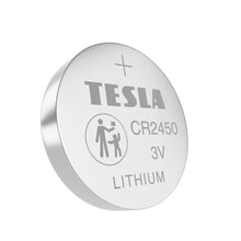 Заредете изображение във визуализатора на галерията – TESLA литиева батерия CR2450 [1x240] 3V 1 бр.
