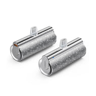 Външна батерия Veger PlugOn (W0573P) PD QC3.0 2,4A 12W 5000 mAh с вграден конектор Lightning - сребриста