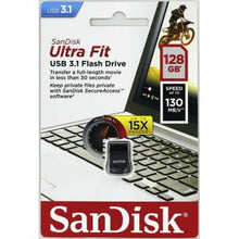 Заредете изображение във визуализатора на галерията – SANDISK флашка ULTRA FIT 128GB 400MB/s USB 3.2 Gen1
