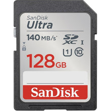 Заредете изображение във визуализатора на галерията – SANDISK карта памет ULTRA SDXC 128GB 140MB/s
