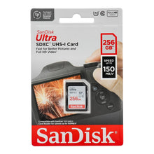 Заредете изображение във визуализатора на галерията – SANDISK карта памет ULTRA SDXC 256GB 150MB/s
