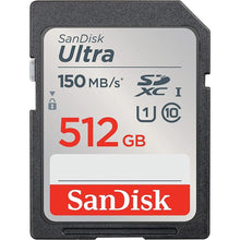 Заредете изображение във визуализатора на галерията – SANDISK карта памет ULTRA SDXC 512GB 150MB/s
